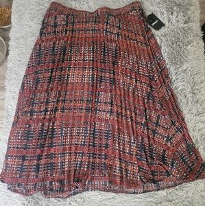 DKNY Pleated midi skirt